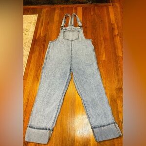 WeWoreWhat Women’s Denim Overalls Size Small Light Wash Vintage Style